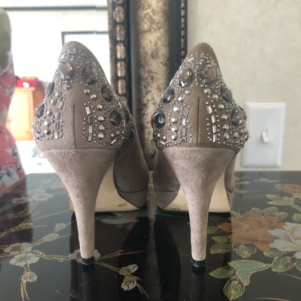 Gianni Bini Jeweled Heeled Pumps